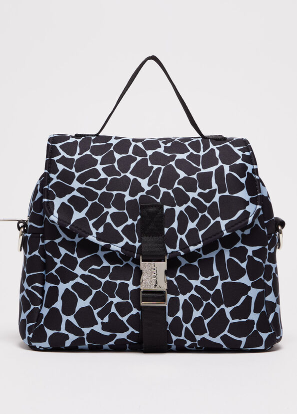 Liu Jo Animal Print Trunk Handtas Dames Blauw | PCJ-147532