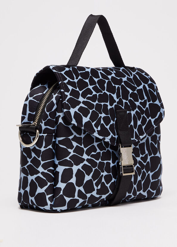 Liu Jo Animal Print Trunk Handtas Dames Blauw | PCJ-147532