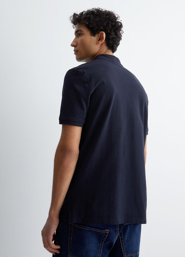 Liu Jo Blue Poloshirt Heren Donkerblauw | TAK-584701