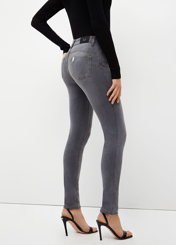 Liu Jo Bottom Up Skinny Jeans Dames Grijs | VBR-065918