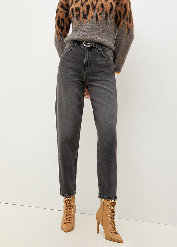 Liu Jo Boyfriend With Straight Jeans Dames Grijs | QVI-869715