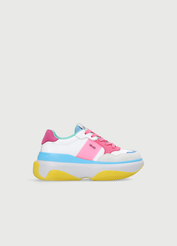 Liu Jo Chunky Multicoloured Sneakers Dames Roze | GKO-956801