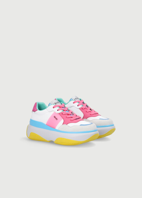 Liu Jo Chunky Multicoloured Sneakers Dames Roze | GKO-956801