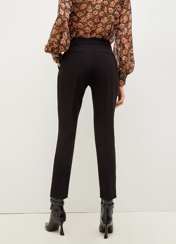 Liu Jo Cigarette Broek Dames Zwart | IRF-597608