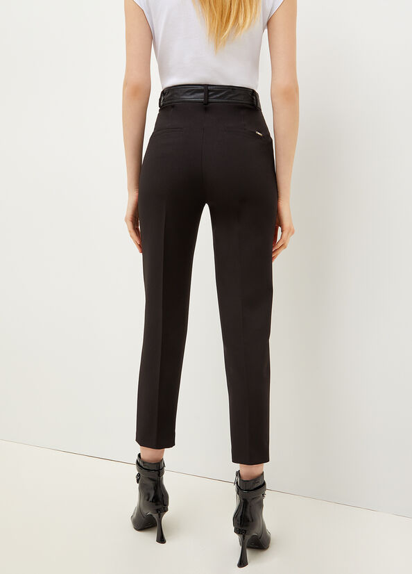 Liu Jo Cropped With Broek Dames Zwart | VAE-034786