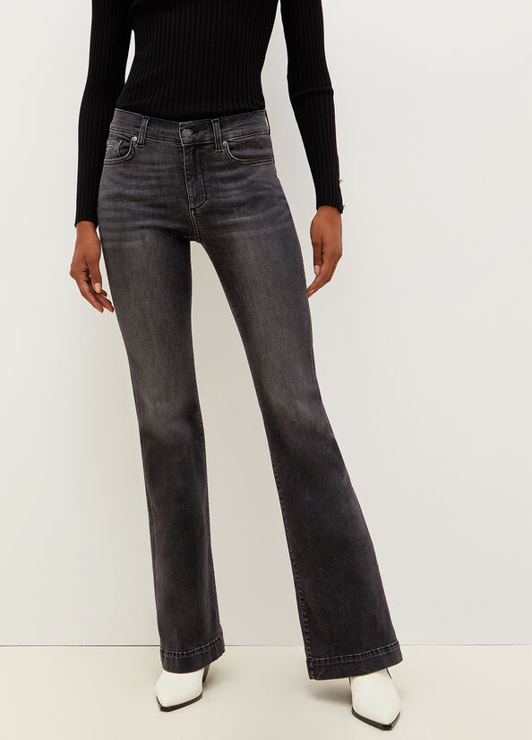 Liu Jo Denim Authentic With Rhinestones Straight Jeans Dames Zwart | RET-418397