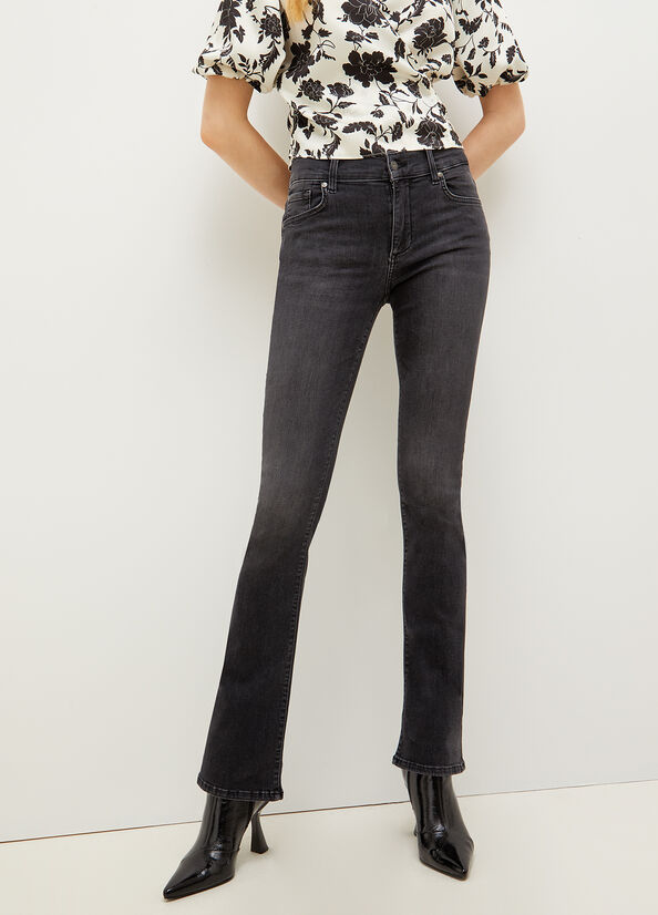 Liu Jo Denim Authentic cut Skinny Jeans Dames Zwart | DRS-164053