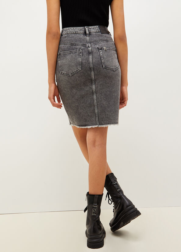 Liu Jo Denim With Pockets Rokken Dames Grijs | LSO-076342