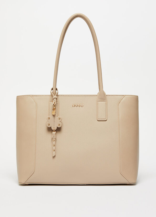 Liu Jo Eco-FriendlyWith Charm Shopper Tas Dames Grijs | VML-219786