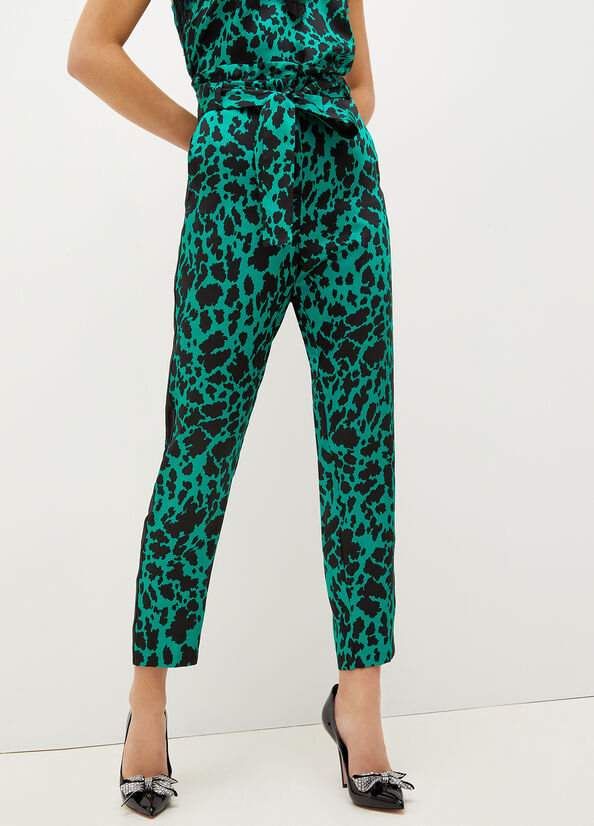 Liu Jo Eco-Friendly Broek Dames Turquoise Groen | FXR-640895