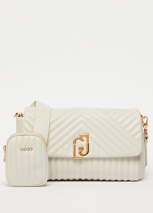 Liu Jo Eco-Friendly Gewatteerd Crossbodytassen Dames Beige | WCJ-039478