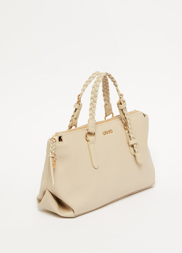 Liu Jo Eco-Friendly Handtas Dames Beige | JER-418762