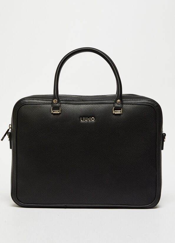 Liu Jo Eco-Friendly Handtas Dames Zwart | DCO-842913