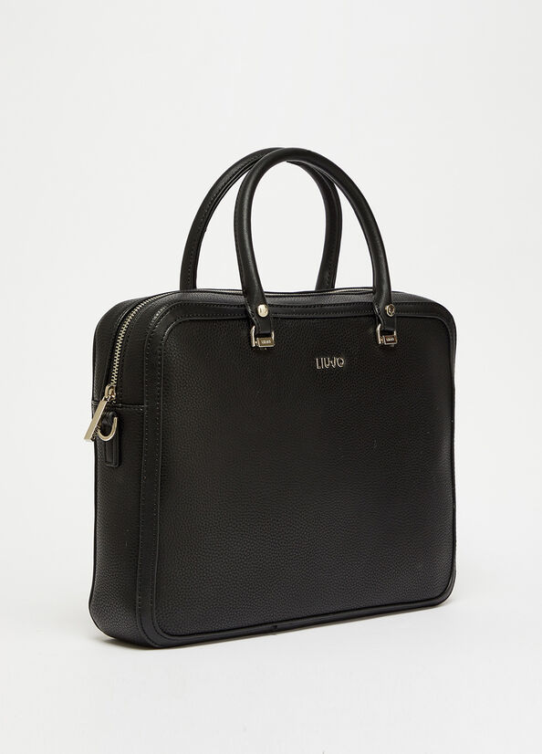 Liu Jo Eco-Friendly Handtas Dames Zwart | DCO-842913