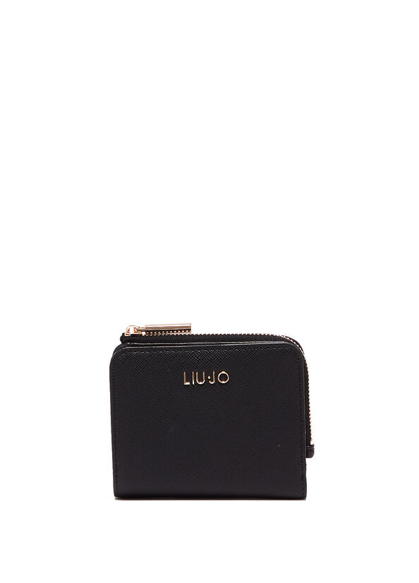 Liu Jo Eco-Friendly Portefeuille Dames Zwart | WSI-956304