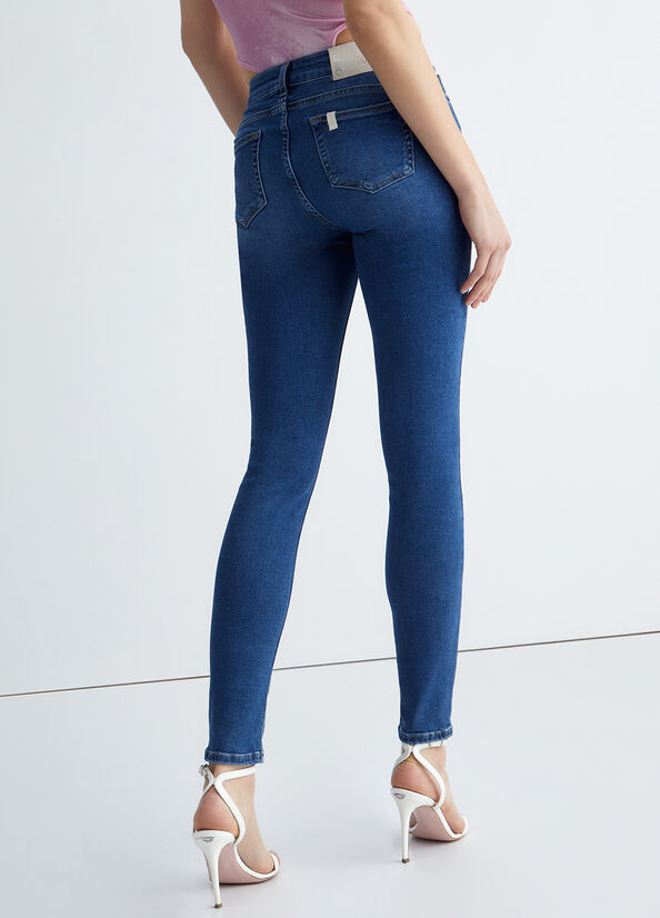 Liu Jo Eco-Friendly Skinny Jeans Dames Blauw | QBS-569823