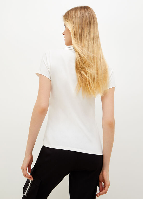 Liu Jo Eco-Friendly With Logo T-shirts Dames Zwart | SWV-587426