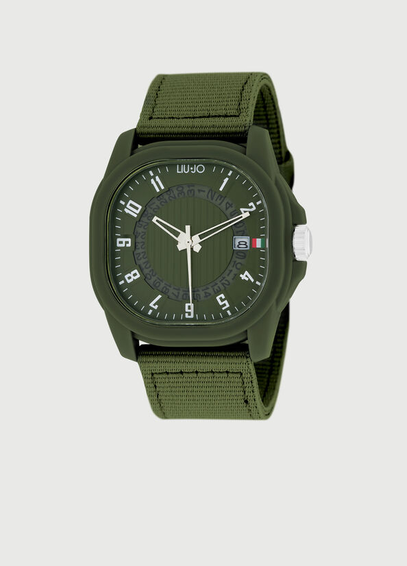 Liu Jo Eco-Sustainable Horloge Heren Groen | RAE-021754