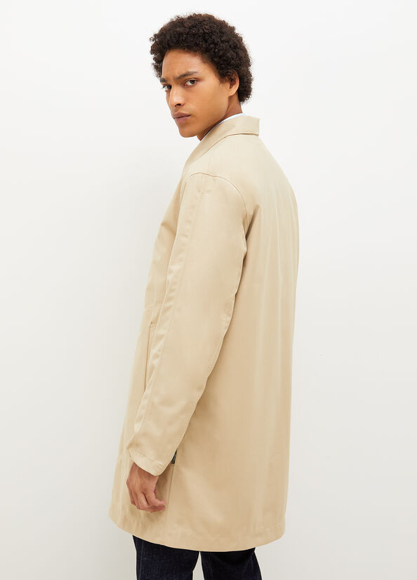 Liu Jo Gewatteerd Trench Jassen Heren Beige | UHQ-834569