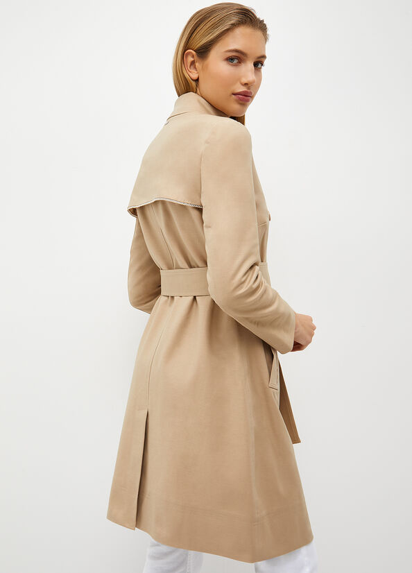 Liu Jo Katoenen Trench Jassen Dames Beige | MTC-159867