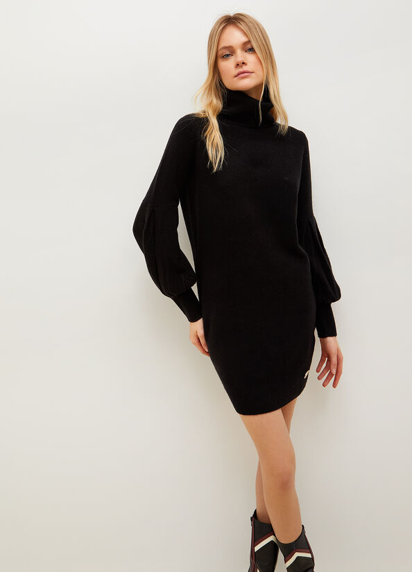 Liu Jo Knit Jurken Dames Zwart | JWP-321458