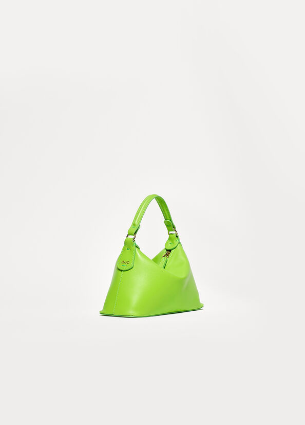 Liu Jo Leren Mini Hobo Crossbodytassen Dames Lichtgroen | AVX-123856