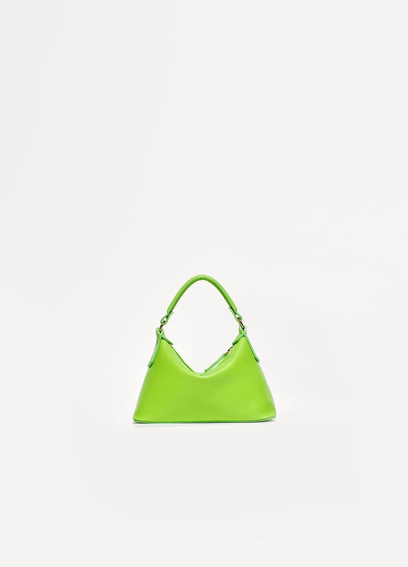 Liu Jo Leren Mini Hobo Crossbodytassen Dames Lichtgroen | AVX-123856