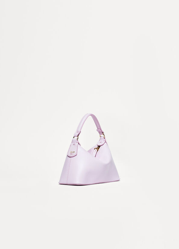 Liu Jo Leren Mini Hobo Crossbodytassen Dames Lichtroze | ZDL-375029