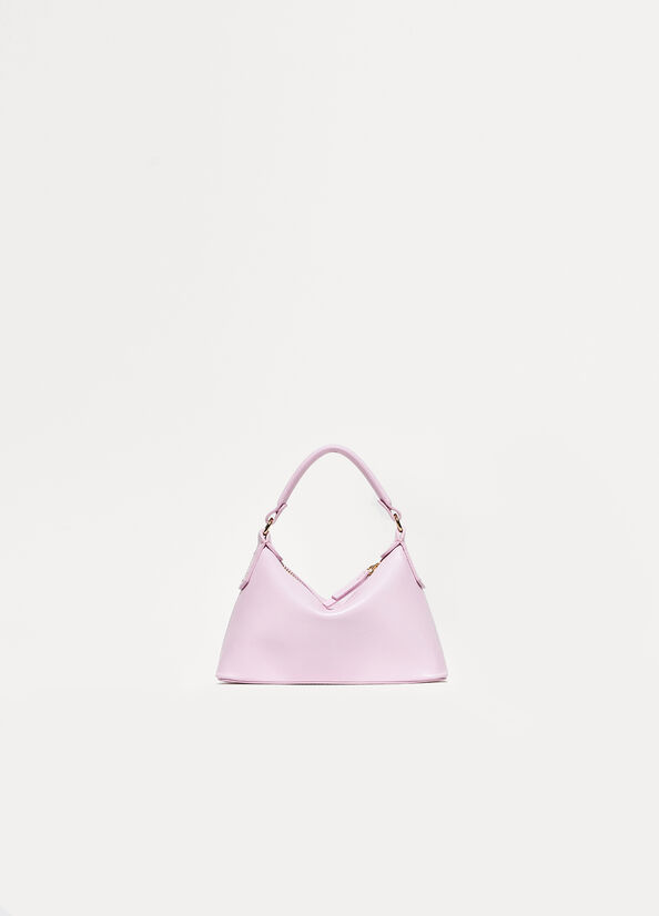 Liu Jo Leren Mini Hobo Crossbodytassen Dames Lichtroze | ZDL-375029