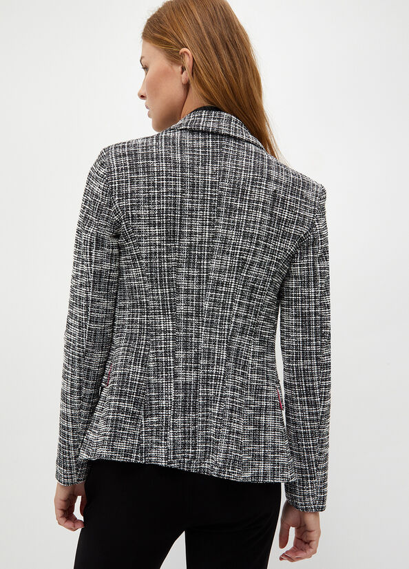 Liu Jo Mat Blazer Jassen Dames Zwart | REH-671259