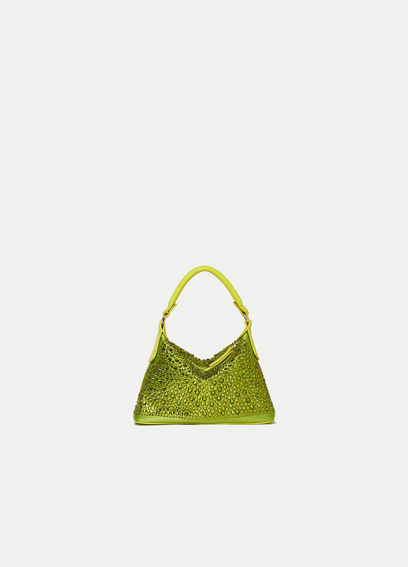 Liu Jo Mini Hobo With Gemstones Crossbodytassen Dames Lichtgroen | VKN-872460