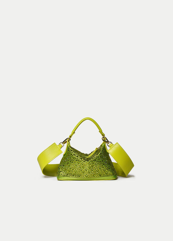 Liu Jo Mini Hobo With Gemstones Crossbodytassen Dames Lichtgroen | VKN-872460