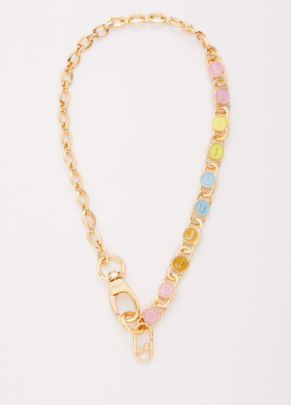 Liu Jo Necklace With Logo Sieraden Dames Goud | QJY-145862