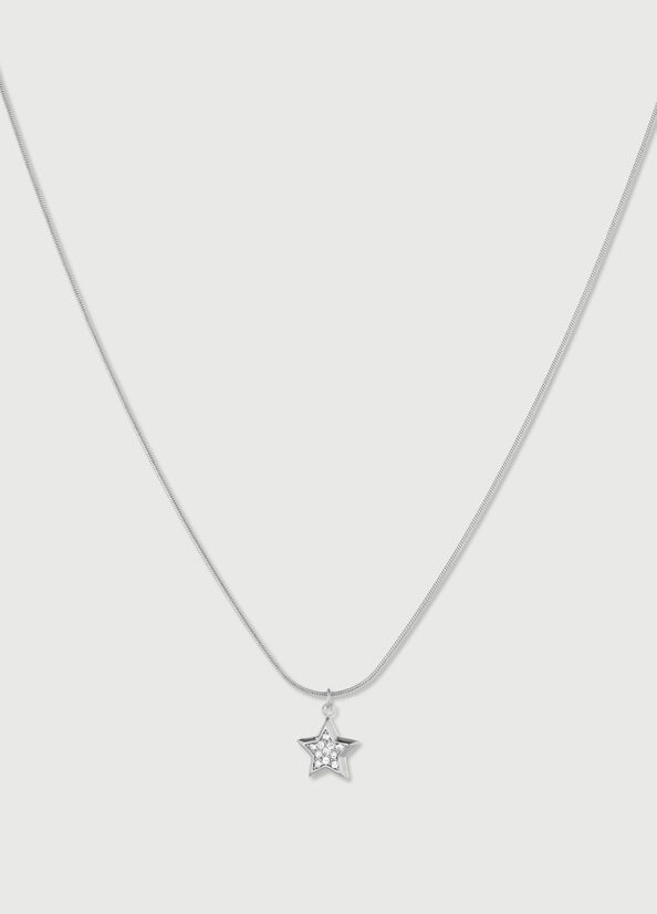 Liu Jo Necklace With Star Sieraden Dames Zilver | CWI-405317