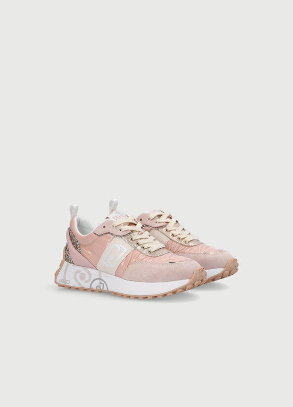 Liu Jo Nylon Sneakers Dames Roze | DVO-967052