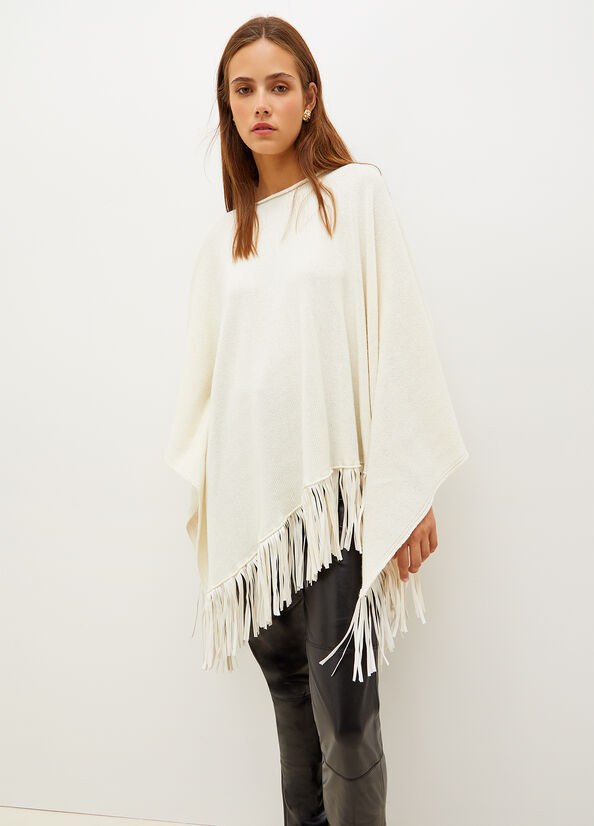 Liu Jo Poncho With Fringes Jassen Dames Room | RIH-839607