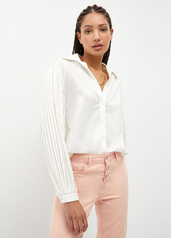 Liu Jo Poplin Overhemd Dames Wit | KEY-370154