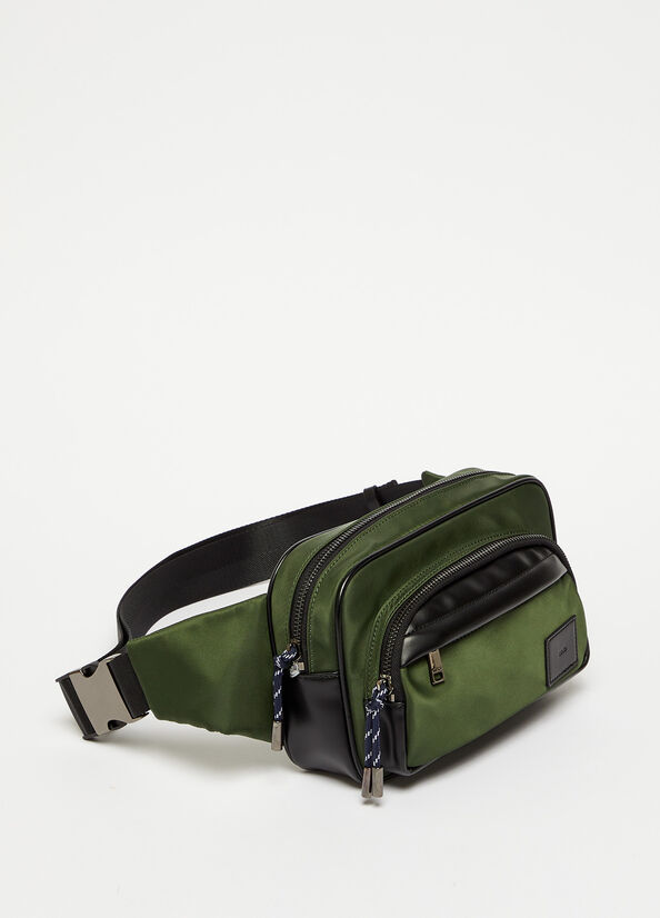 Liu Jo Pouch In Nylon Tassen Heren Groen | WBS-138024