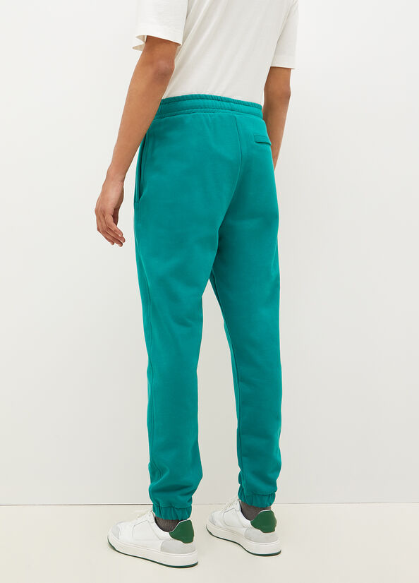 Liu Jo Pure Katoenen Joggers Broek Heren Groen | VRT-073982