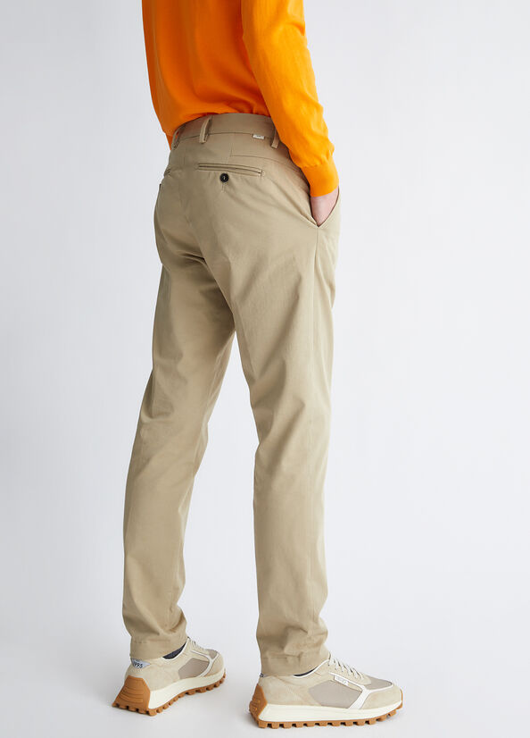 Liu Jo Slim Fit Broek Heren Beige | OGH-506728