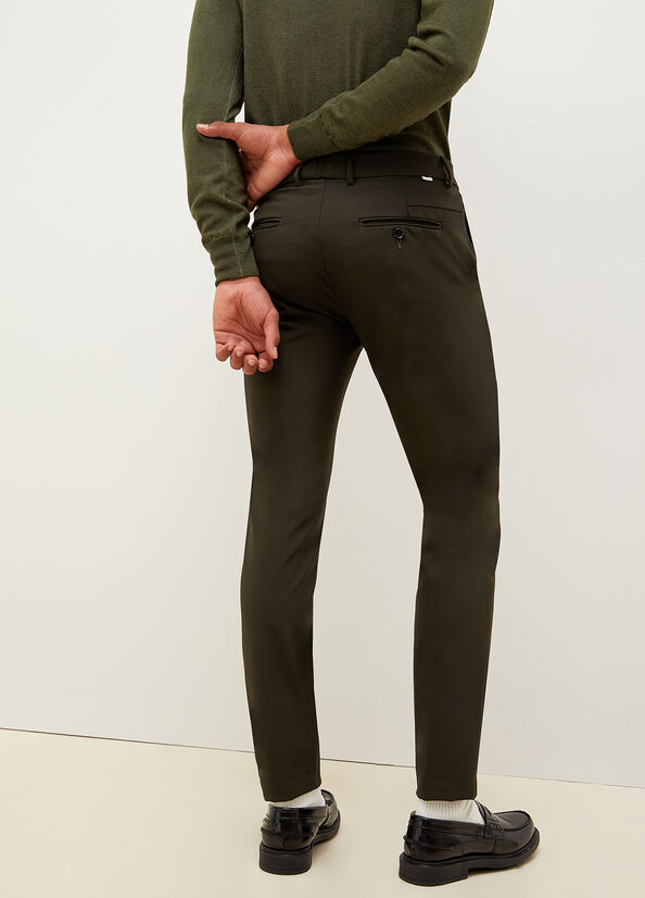 Liu Jo Slim Fit Chinos Broek Heren Groen | GML-912845