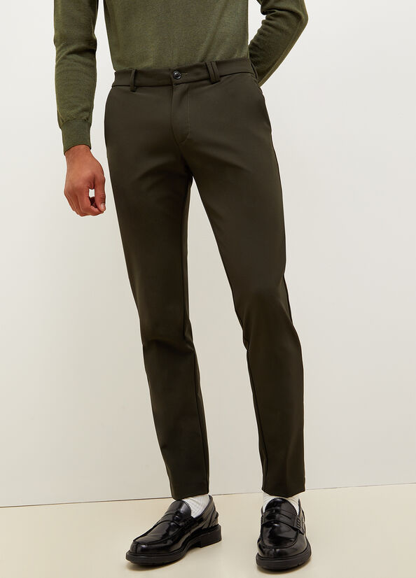 Liu Jo Slim Fit Chinos Broek Heren Groen | GML-912845