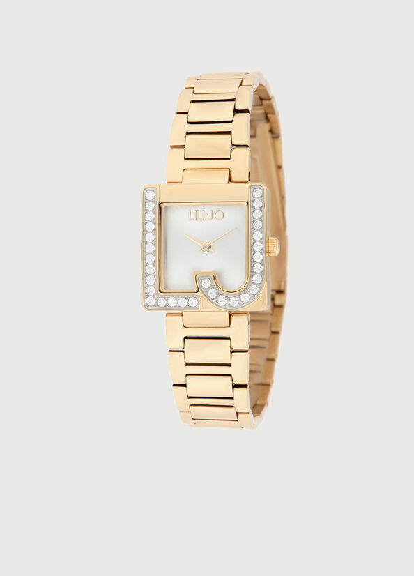 Liu Jo Steel With Logo Horloge Dames Goud | ATV-534971