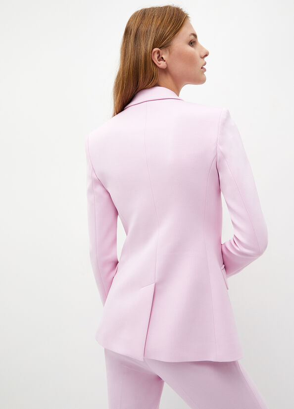 Liu Jo Stretch Blazer Jassen Dames Roze | KJD-430987