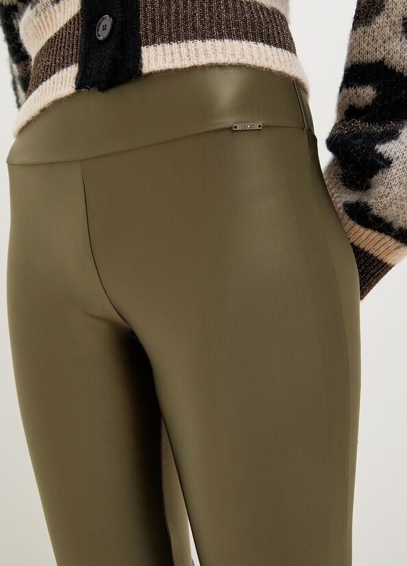 Liu Jo Stretch Jersey Leggings Broek Dames Groen | HCE-345680