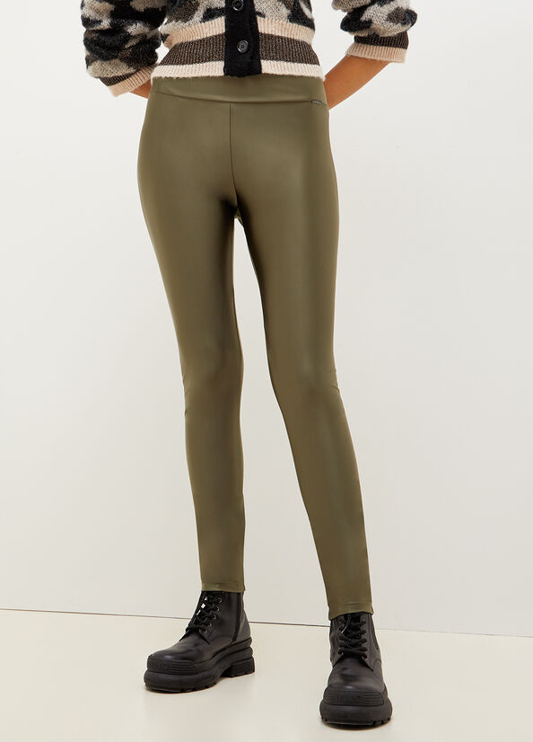 Liu Jo Stretch Jersey Leggings Broek Dames Groen | HCE-345680