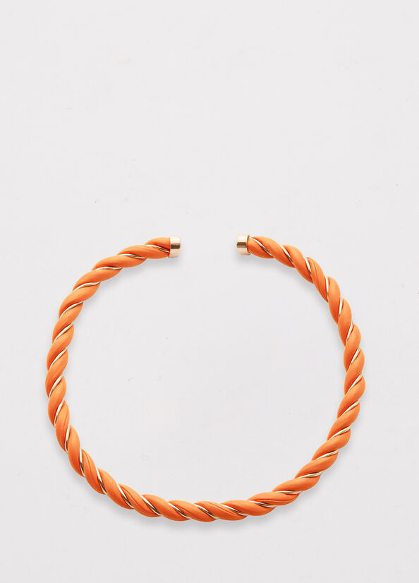 Liu Jo Torchon Effect Necklace Sieraden Dames Oranje | KWS-640381