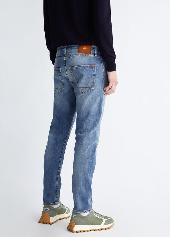 Liu Jo Twisted Skinny Jeans Heren Blauw | JBQ-695083