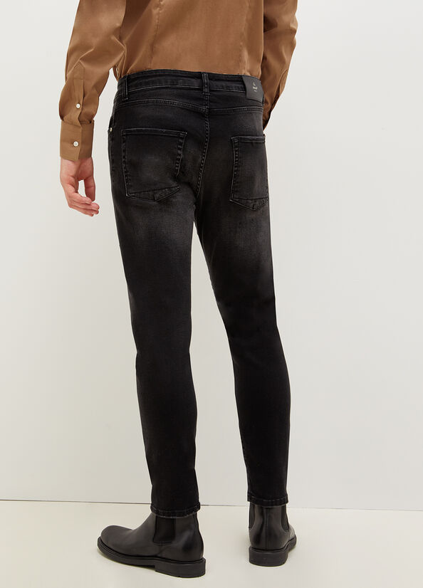 Liu Jo Twisted Skinny Jeans Heren Zwart | CYR-160532