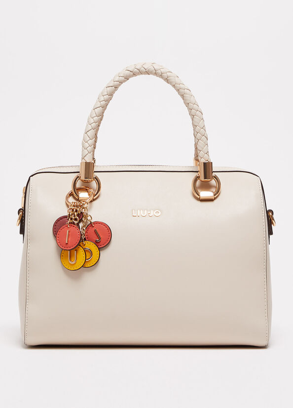 Liu Jo With Charm Handtas Dames Beige | ESK-483021